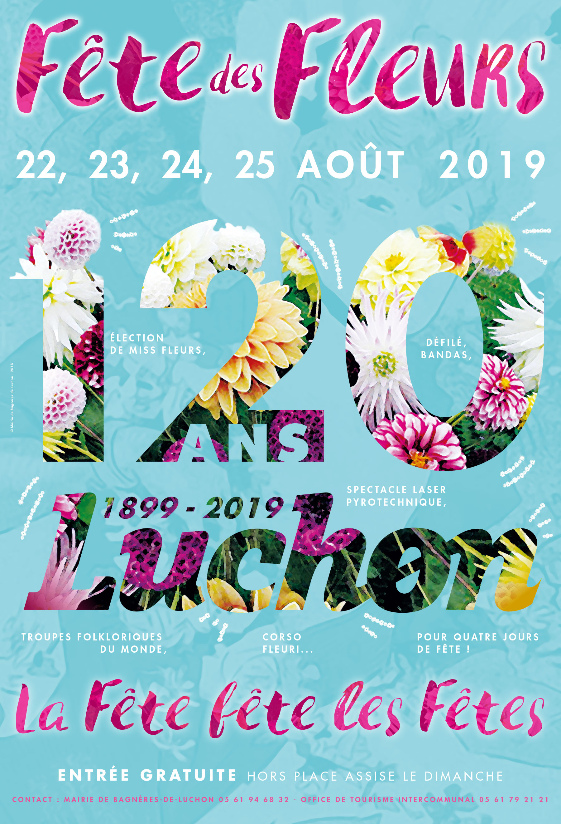 Fête des fleurs de Luchon : 4 jours de fête clôturés par le défilé de chars fleuris